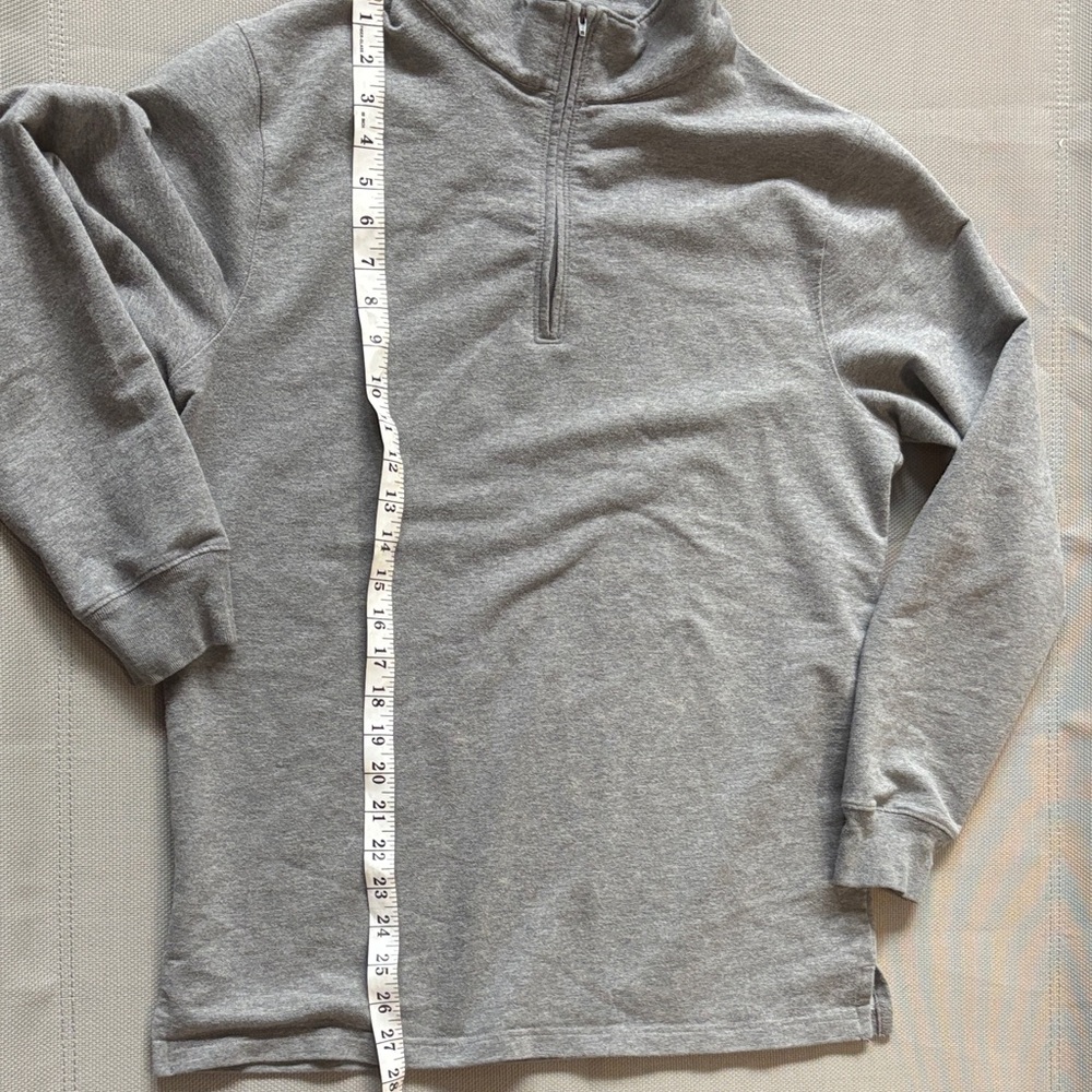 Pendleton Heather Gray 1/4 zip Pullover men’s sz … - image 3